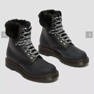 Dr. Martens 1460 Serena Fur Collar